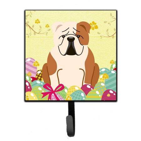 Carolines Treasures Easter Eggs English Bulldog Fawn White Leash or Key Holder BB6125SH4